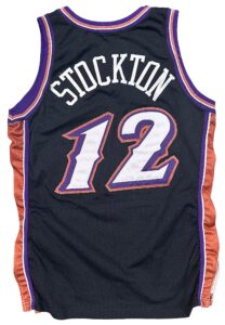 1999-00 John Stockton Utah Jazz Game-Used Alternate Jersey