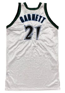 1999-00 Kevin Garnett Minnesota Timberwolves Game-Used Jersey