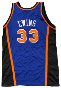 1999-00 Patrick Ewing NY Knicks Game-Used Road Jersey