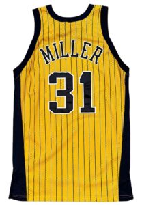 1999-00 Reggie Miller Indiana Pacers Game-Used Jersey