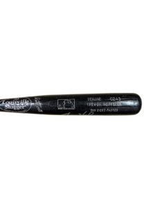 1999-00 Trevor Hoffman SD Padres Game Ready & Signed Bat