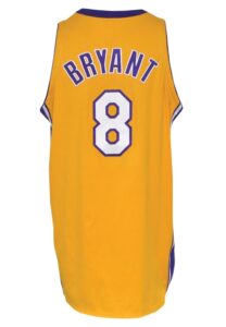 1999-2000 Kobe Bryant LA Lakers Game-Used Home Jersey