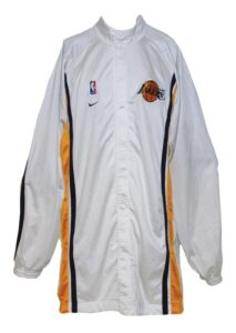 1999-2000 Kobe Bryant Los Angeles Lakers Christmas Worn Warm-Up Jacket and Pants