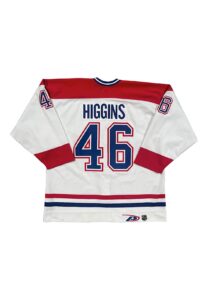 1999-2000 Matt Higgins Montreal Canadiens Game-Used Jersey