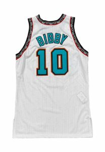 1999-2000 Mike Bibby Memphis Grizzlies Game-Used Jersey