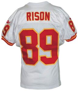 1999 Andre Rison Kansas City Chiefs Game-Used Road Jersey