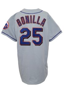 1999 Bobby Bonilla New York Mets Game-Used Road Jersey