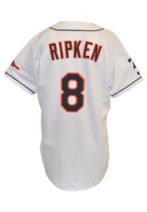 1999 Cal Ripken Jr. Baltimore Orioles Game-Used & Autographed Home Jersey