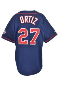 1999 David Ortiz Minnesota Twins Game-Used Alternate Jersey