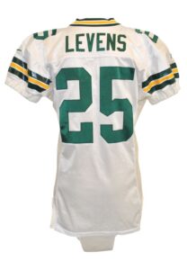 1999 Dorsey Levens Green Bay Packers Game-Used Road Jersey