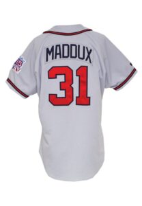 1999 Greg Maddux Atlanta Braves Game-Used Road Jersey