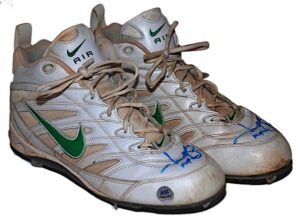 1999 Jason Giambi Oakland A’s Game-Used Bat & Game-Used & Autographed Cleats