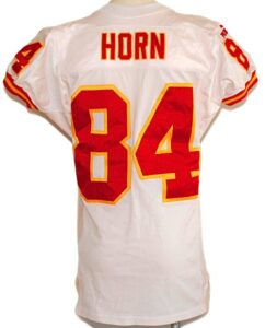 1999 Joe Horn KC Chiefs Game-Used Road Jersey