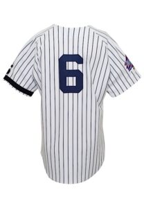 1999 Joe Torre New York Yankees World Series Managers-Worn World Series Home Pinstripe Jersey