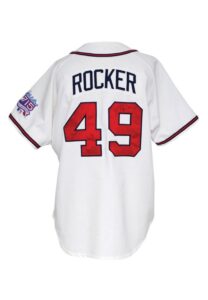 1999 John Rocker Atlanta Braves Game-Used & Autographed Home Jersey