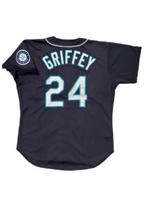 1999 Ken Griffey Jr. Seattle Mariners Game-Used Alternate Jersey