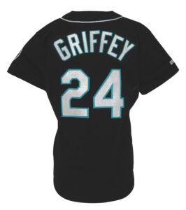 1999 Ken Griffey, Jr. Seattle Mariners Game-Used Alternate Jersey