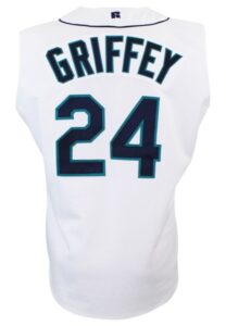 1999 Ken Griffey Jr. Seattle Mariners Game-Used Home Vest Jersey