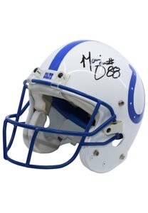 1999 Marvin Harrison Indianapolis Colts Game-Used & Autographed Helmet