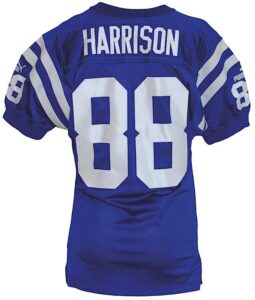 1999 Marvin Harrison Indianapolis Colts Game-Used Home Jersey