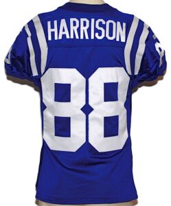 1999 Marvin Harrison Indianapolis Colts Game-Used Home Jersey