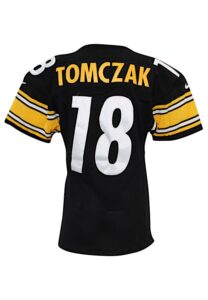 1999 Mike Tomczak Pittsburgh Steelers Game-Used Home Jersey