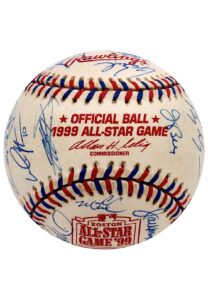 1999 MLB All-Star Game Team-Signed Baseball