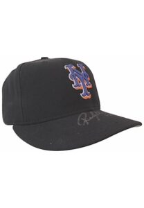 1999 New York Mets Game-Used & Autographed Cap & Cleats Attributed To Rickey Henderson