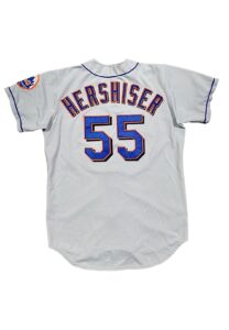 1999 Orel Hershiser NY Mets Game-Used Road Jersey