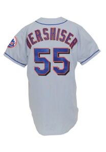 1999 Orel Hershiser NY Mets Game-Used Road Jersey