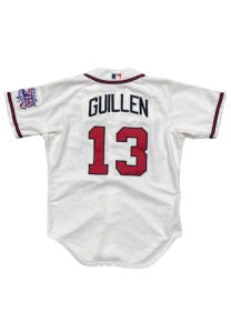 1999 Ozzie Guillen Atlanta Braves Game-Used Home Jersey