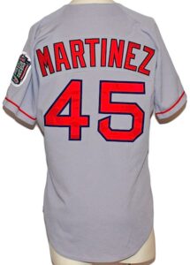 1999 Pedro Martinez Boston Red Sox Game-Used Road Jersey