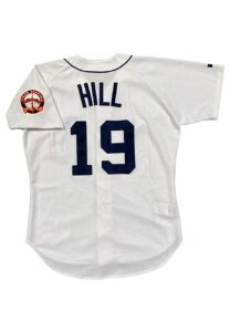 1999 Perry Hill Detroit Tigers Coaches Worn Home Jersey