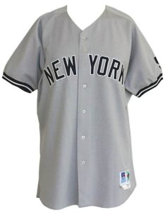 1999 Roger Clemens New York Yankees Game-Used Road Jersey