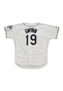 1999 Tony Gwynn San Diego Padres Game-Used & Signed Jersey