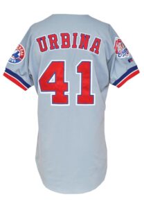 1999 Ugueth Urbina Montreal Expos Game-Used Road Jersey