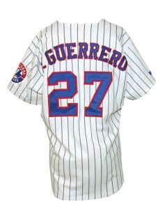 1999 Vladimir Guerrero Montreal Expos Game-Used & Autographed Home Jersey