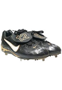 1999 Wade Boggs Tampa Bay Devil Rays Game-Used & Autographed Cleats