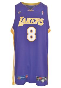 2/11/2001 Kobe Bryant Los Angeles Lakers All-Star Game-Used & Autographed Jersey