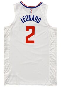 2/12/2021 Kawhi Leonard LA Clippers Game-Used Road Jersey