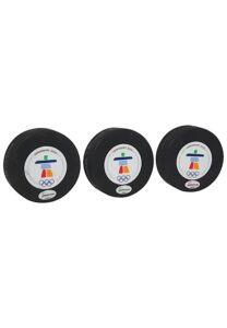 2/21/2010 Team USA vs. Team Canada Olympics Game-Used Pucks