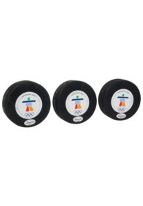 2/21/2010 Team USA vs. Team Canada Olympics Game-Used Pucks