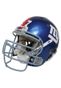 2/3/2008 Chase Blackburn New York Giants Super Bowl XLII Game-Used Helmet