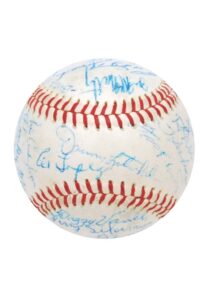 2/4/1961 Sixth Annual March of Dimes Old-Timers’ Game Multi-Signed Baseball