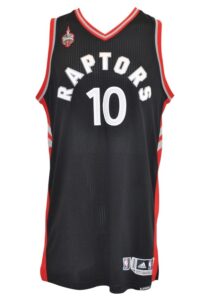 2/4/2016 DeMar DeRozan Toronto Raptors Game-Used Road Jersey