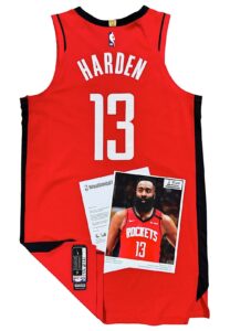 2/6/2020 James Harden Houston Rockets Game-Used Jersey