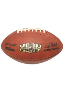 2/7/2010 Indianapolis Colts Super Bowl XLIV Game-Used Football