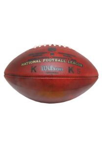 2/7/2010 New Orleans Saints vs. Indianapolis Colts Super Bowl XLIV Game-Used Kicker “K-Ball” Football