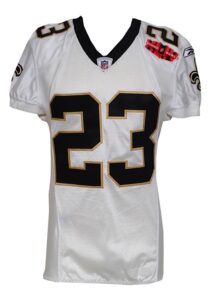 2/7/2010 Pierre Thomas New Orleans Saints Super Bowl XLIV Game-Used & Autographed Complete Uniform Ensemble