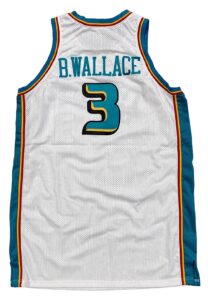 2000-01 Ben Wallace Detroit Pistons Game-Used Jersey